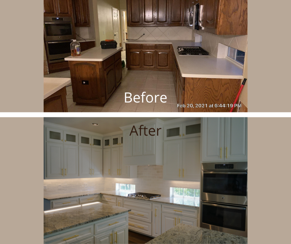 Water damage restoration project in Keller Texas.